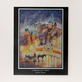 EVE Painted Krakau Old Town Jigsaw Puzzle