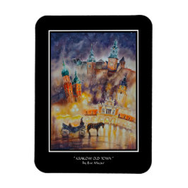 EVE Painted Krakau Old Town Magnet