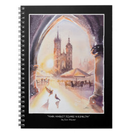 EVE Painted Krakau Old Town Notizblock