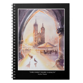 EVE Painted Krakau Old Town Notizblock