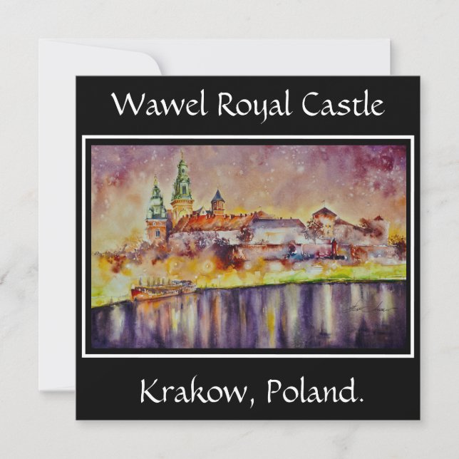 EVE Painted Wawel Royal Castle, Krakau, Polen (Vorderseite)