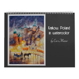 EVE Peint Cracovie, Pologne Calendrier