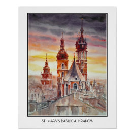 EVE Peint Cracovie, Pologne Poster de la Vieille V