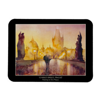 EVE Prag Postcard gestrichen Magnet