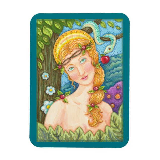 EVE und bester mittelalterlicher Garten von Eden M Magnet (Vertikal)