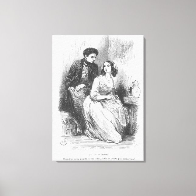 Eve und David Setschard Leinwanddruck (Vorderseite)