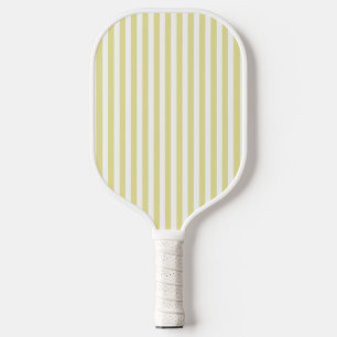 Eve und Sofie Gelbe Streifen Pickleball Schläger