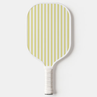 Eve und Sofie Gelbe Streifen Pickleball Schläger