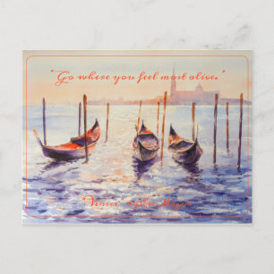 EVE Venice Sunset Postcard Postkarte
