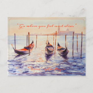 EVE Venice Sunset Postcard Postkarte