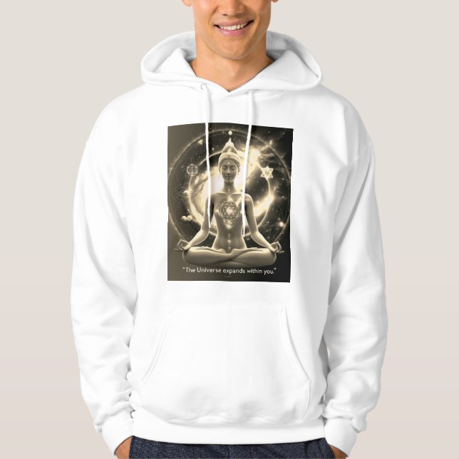 Éveil cosmique | Sweat - shirt à capuche de l'univ (Devant)