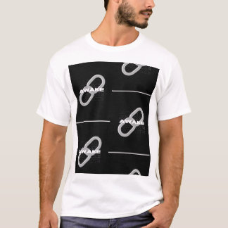 Éveillé : Design de T-shirt noir minimaliste