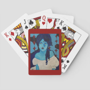 Evelyn Blue Spielkarten