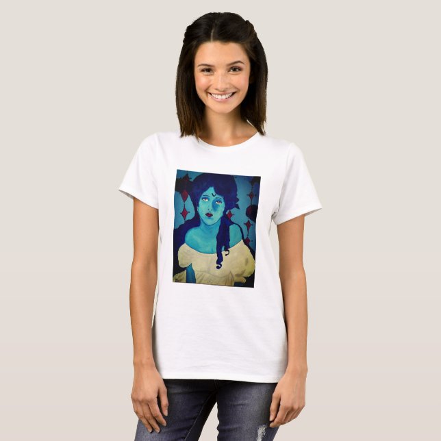 Evelyn Blue T-Shirt (Vorne ganz)