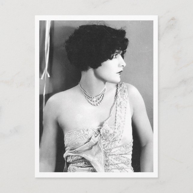 Evelyn Brent, Schauspielerin Postkarte (Vorderseite)