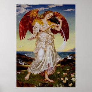 Evelyn De Morgan - Eros Poster