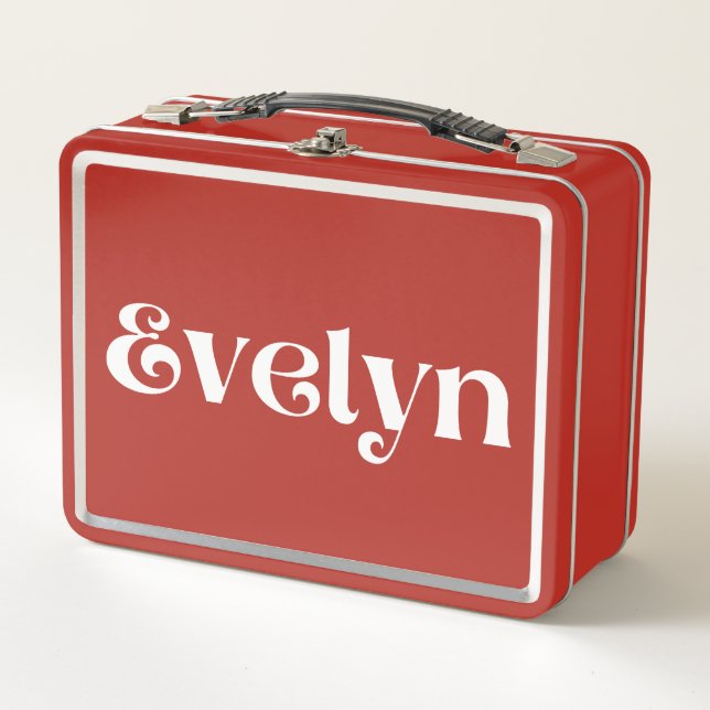 Evelyn Metall Brotdose (Vorderseite)