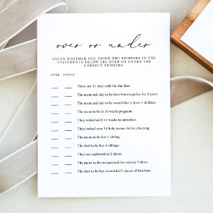 EVELYN Minimaliste sur la carte de jeu sous Baby s