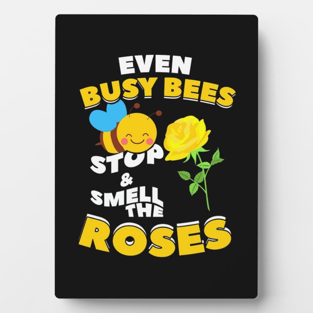 Even Busy Bees Fotoplatte (Vorderseite)