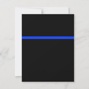 Événement de police de Ligne Bleue Mince RSVP