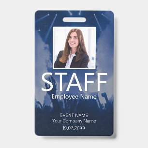 Événement personnalisé pour le personnel Badge Ble
