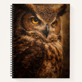 Evening Sentinel | Owl Art | Notizbuch