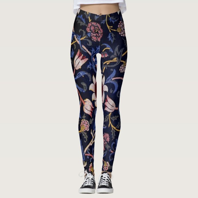 Evenlode, berühmtes William-Morris-Muster, Leggings (Vorderseite)