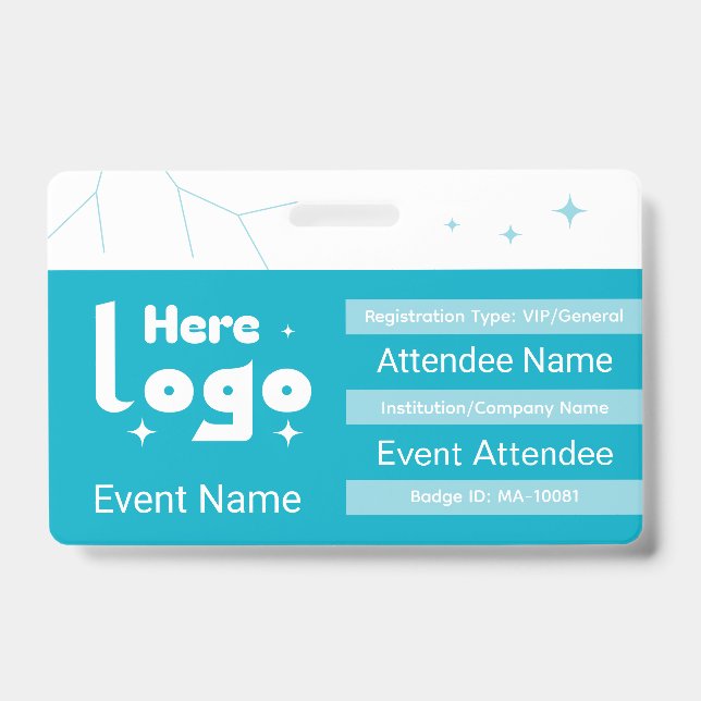 Event Badge Template (Avant)