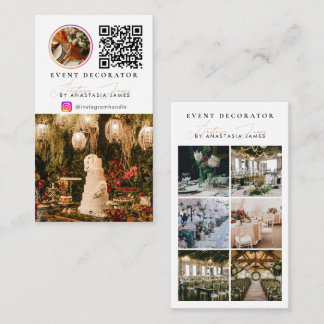 Event Decorator Photo Feed Social Media QR Code Visitenkarte