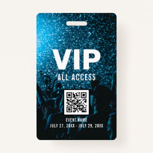 Event Foto VIP All Access Pass QR Code ID Abzeiche Ausweis