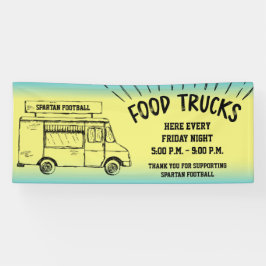 Event Fundraiser Food Trucks Banner