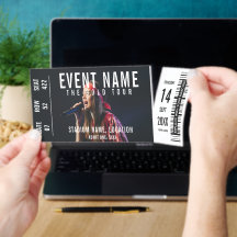 Event Konzert Ticket DIY Tickets Vorlage Foto