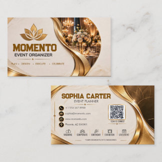 Event Organizer Planner Visitenkarte | LOGO HINZUF