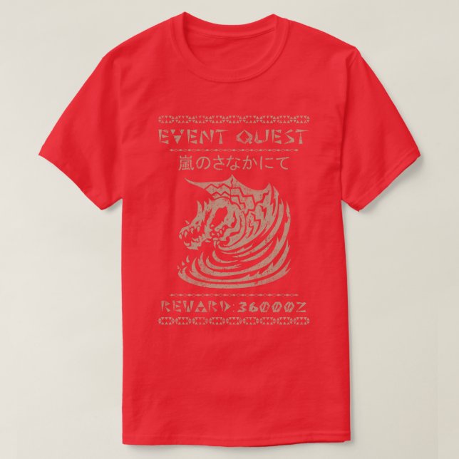 Event Quest Kushala Daora MHW T-Shirt (Design vorne)