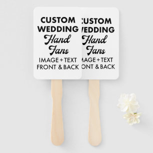 Éventail 10 x Fans Mariages personnalisés Fans Fans invités