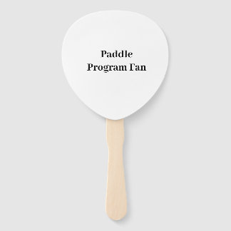 Éventail à main de paddle d'affaires professionnel