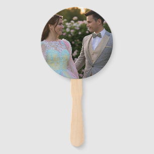 Éventail Ajouter une Personnaliser photo Mariage