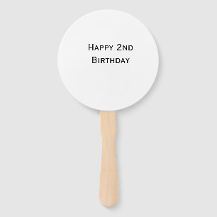 Éventail ajoutez votre texte personnalisé joyeux anniversai