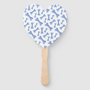 Éventail Amateur d'os de chien bleu Mignon Animaux de compa