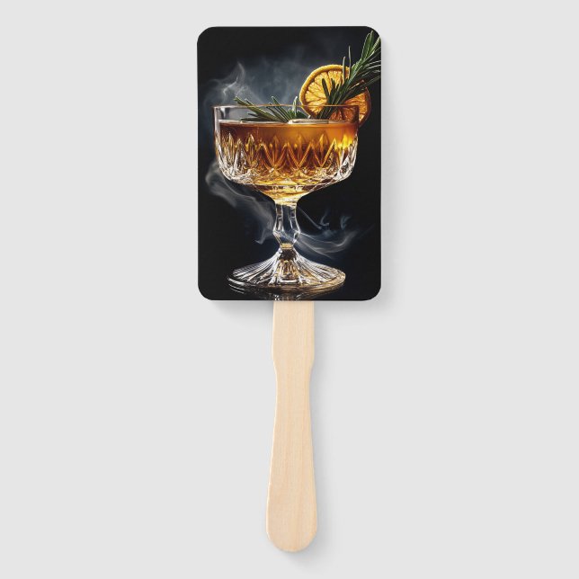 Éventail Aperol spritz cocktail sur un arrière - plan sombr (Devant)