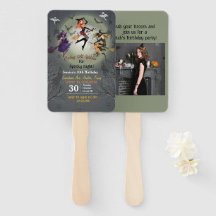 Éventail Appel À Toutes Les Sorcières Fête D'Halloween 30E