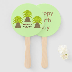 Éventail Arbres de jours des terres personnalisés