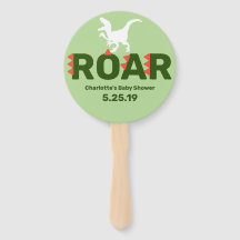 Baby shower Dinosaur Rote