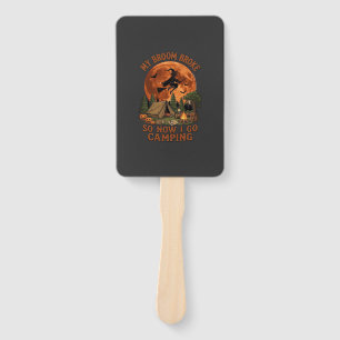 Éventail Balai Casse Halloween Sorcière Camping Tente Feu d