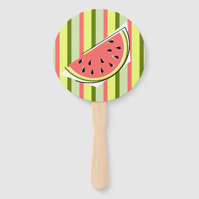 Éventail Bande de pastèque classique (Devant)