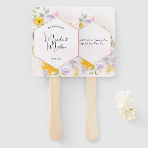 Éventail Beau printemps matin Florals Mariage