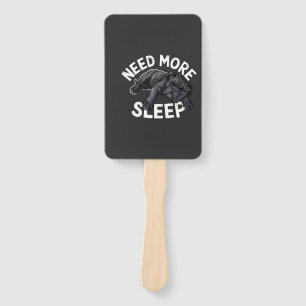 Éventail Besoin de plus de sommeil Humour Bouledogue pour l