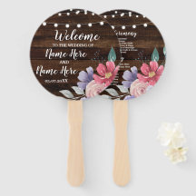 Bijoux Bois Floral Programme de mariage Fleurs Ven