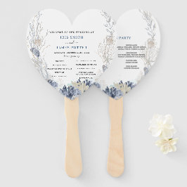 Éventail Boho Beach Destination Hampton Programme de mariag