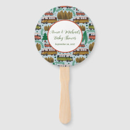 Éventail Bois Camper Baby Boy Douche